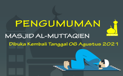 Masjid Al-Muttaqien Dibuka Kembali !