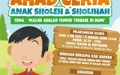 Ahad Ceria Berbagi Kisah di Masjid